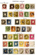 PORTUGAL 1853-1931 Comprehensive Collection & Virtually Complete (for The Leaves) Mixed M & U With Good Imperfs. Incl. 1 - Otros & Sin Clasificación
