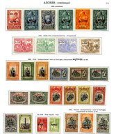 PORTUGAL (AZORES) 1868-1931 Collection With Good Range Of Azores Opts. Incl. Some High Values, 1894 Henry 12 Values To 1 - Sonstige & Ohne Zuordnung