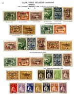 PORTUGAL (CAPE VERDE IS) 1877-1926 M & U Collection Incl. 1877 Crown Values To 300r, King Luis Set Of 10 To 300r, 1894-9 - Otros & Sin Clasificación