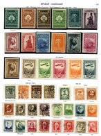 SPAIN 1864-1936 Substantial M & U Collection From A Good Range Of Early Imperfs; Similar Useful Range Of Early Perf. Iss - Sonstige & Ohne Zuordnung