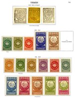 YEMEN 1926-1931 Incl. 1926 Imperf. 2½b Black/white, 2½b Black/orange, 5b Black/white Unused, 1930 Set To 10b M & 1931 Co - Sonstige & Ohne Zuordnung