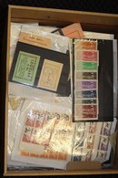 CINDERELLA, EPHEMERA Etc. GB & Foreign Miscellaneous Assortment In A Carton, A Real Hotchpotch Incl. Cinderella Material - Other & Unclassified