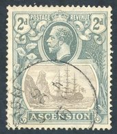 1924 2d Grey-black & Grey With Variety Cleft Rock Superb Used, SG.13c. Cat. £300 - Andere & Zonder Classificatie