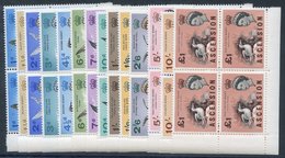 1963 Defin Set In Lower Lefts UM Corner Blocks Of Four, SG.70/83. Cat. £240+ - Otros & Sin Clasificación