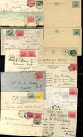 1898-1910 Commercial Mail Including Good Range Of 'Swan' Issues On Cover (6) & Postcards (6); GB 1d Postcard Cancelled A - Otros & Sin Clasificación