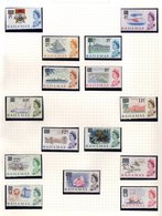 1921-71 M & U Collection On Leaves Incl. 1938 KGVI Defin Set M, 1954 Defin Set FU, 1966 Decimal Currency Set UM, 1972 De - Andere & Zonder Classificatie