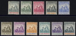 1892-1903 CCA Set, Fine M, SG.105/115. (11) Cat. £250 - Andere & Zonder Classificatie