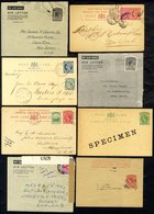 QV-QEII Postal Stationery Items, U & Unused, Incl. Postcards, Wrappers, Air Letters, Registered Envelopes. A Number Are  - Andere & Zonder Classificatie