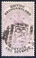 1888 £5 Lilac & Black, FU With '638' Obliterator, SG.21. Scarce. (1) Cat. £1700. - Other & Unclassified