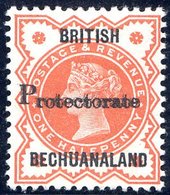 1888 ½d Vermillion From The 1st Setting, Variety Overprint Double, Fine M. SG.40a, BPA Cert (2006). Cat. £350 - Other & Unclassified