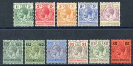 1913-21 MCCA Set, M (incl. Both 25c), SG.101/110. (11) Cat. £400+ - Autres & Non Classés