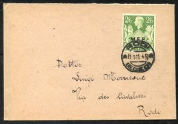M.E.F 1945 GB 2/6d Overprinted M.E.F Sent Locally With A RODI 10.11.45 D/stamp. - Other & Unclassified
