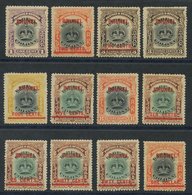 1906 Set To $1 Fresh M (the 4c Unused), SG. 11/22. Cat. £600 (12) - Autres & Non Classés