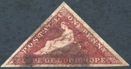 1863 1d Brownish-red, Good Margins, Smudgy Cancel, SG.18c. - Other & Unclassified