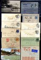 19th/20thC Assembly Covers PPC's & Postal Stationery With 1894 4c.postal Stationery Envelopes With Varieties, 5 Cents Ho - Other & Unclassified