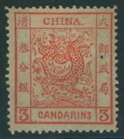 1878-83 Thin Paper Stamps 2½mm Apart 3c Brown Red, Superb Fresh M Single (tiny Paper Inclusion At Right) Well Centred, S - Other & Unclassified