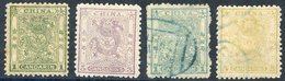 1885-88 Small Dragons P.11½-12 1c Dull Green (minor Tone At Left), 3c Mauve Fresh M (3c With A Few Shortish Perfs. At Fo - Other & Unclassified