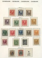 1851-1990's M & U Collection Housed In Clear Mounts In A Schaubek Album From 1851 4RBS (5) U, 1854 2sk (2) M & Unused, 4 - Other & Unclassified