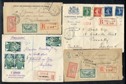 1900-30 Registered Covers (36) Including Multiple Frankings And Items To USA & China As Well As Inland & European Destin - Other & Unclassified