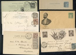 Type Sage Period - Early Used PPCs (11) Including 1900 Exhibition; Postal Stationery With Precursor Cards (4), Mint & Us - Sonstige & Ohne Zuordnung