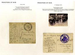 1914-18 POW Mail, Collection Of Cards/covers To And From Germany & Rumania Bearing A Variety Of Marks, Incl. Attractive  - Other & Unclassified