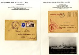 1956-2002 Naval Postwar Collection Of Covers, Written-up On Leaves Bearing Named Ship Cachets (31) & Naval Base H/stamps - Otros & Sin Clasificación