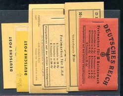 BOOKLETS (6) Incl. 1941 2m Hitler Panes SG.SP48, Allied Occ 1947 3m SG.SB49, 1965 2m Magnus & Tregel Castle SG.SB59, 196 - Sonstige & Ohne Zuordnung