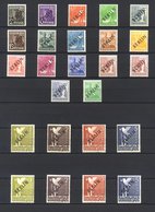 1948-90 Fine Collection Neatly Presented In A Black Page Stock Book From The 1948 Black Overprints Set UM, 1949 Red Over - Other & Unclassified