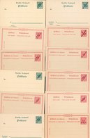 1890's Postal Stationery Range Of Unused Postcards & Reply Cards Incl. Cameroun, Marshall Islands, New Guinea, German S. - Sonstige & Ohne Zuordnung