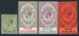 1912-24 MCCA Set. Fresh M With Extras Incl. 1s On Ordinary Paper (SG.81a), SG.76/85. (17) Cat. £1300 - Other & Unclassified