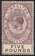 1925-32 £5 Violet & Black, A Fine M Example. SG.108. Cat. £1600 - Autres & Non Classés