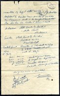 1982 Crash Mail '707' Crash At Bombay In Monsoon 22nd June, The Plane From Singapore, Bangkok & Madras, Overshot The Air - Autres & Non Classés