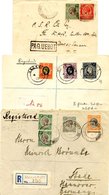 K.U.T Tanganyika 1917-21 25c, 50c & 75c, All Neatly Cancelled By Bagamoyo Double Ring Datestamp And Tied On 1919 (4 June - Sonstige & Ohne Zuordnung