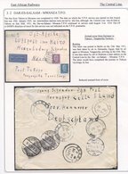 K.U.T 1931-58 Written Up Collection Of Railway Cancellations Incl. 16 Covers Or Cards Plus Stamps With Railway Cancels & - Other & Unclassified