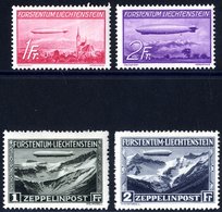 1931 Zeppelin Set M, SG.116/7 & 1936 Zeppelin Set M, SG.151/2. (4) Cat. £420. - Sonstige & Ohne Zuordnung