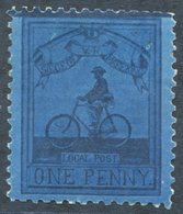 1900 1d Deep Blue/blue Goodyear, Fine M, SG.18, Cat. £1200. - Sonstige & Ohne Zuordnung