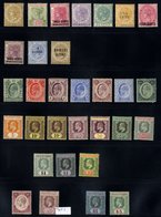 QV-KGV M Range Of 31 Stamps Incl. QV, 1883 6c & 24c, KEVII Vals To $1 (2) & $2, KGV Incl. $1 &  $5. Cat. £400+ - Sonstige & Ohne Zuordnung