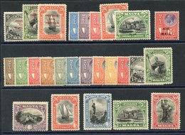 1926 Postage Set M, SG.157/172, 1928 Postage & Revenue Optd, 1s, 1/6d & 2/6d M, 1930 Postage & Revenue 2½d, 3d, 6d, 2/6d - Other & Unclassified