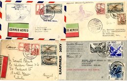 Airmail Covers With Emphasis On 1920's-1940's, Mainly To Europe Or USA And Including Censored Mail; Range Of Envelope Ty - Other & Unclassified