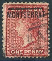 1883 CCA P.16 1d Red With Overprint Error Of Inverted 'S', SG. 68 FU With Clear Profile. BPA Cert (2014). Scarce. Cat. £ - Other & Unclassified