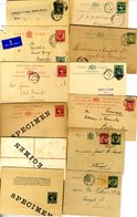 QV - KGV Postal Stationery Accumulation, Includes Wrappers, Cards, Reply Paid Cards And A Registered Envelope, 15 Unused - Autres & Non Classés