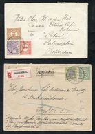 C1890's-1920's Selection Of Better Commercial Mail - Covers With Good Variety Of Frankings & Cancellations (attractive R - Otros & Sin Clasificación
