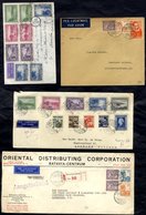 1930's Airmail - Mainly Commercial Covers With A Range Of Destinations & Frankings Including Uncommon Postcards (3) Plus - Other & Unclassified