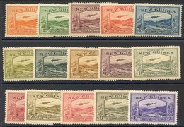 1939 Air £2 Bright Violet And 1939 Air Set All M With Light Hinge Remnants, SG.204, 212/225. Cat. £1450. (15) - Other & Unclassified