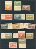 1939 Air Set UM - Heavily Toned Gum (10 Are Marginals) Mainly (odd Thin Affecting 3) SG.212/25. Cat. £1500. 94) - Autres & Non Classés