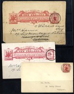 1st January 1901 Universal Penny Plain FDC Used From Waihao Downs To Westport, Very Fine Mint Joseph Ward Card, Rather ' - Sonstige & Ohne Zuordnung