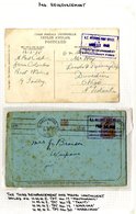 Nos. 17-20, Third Reinforcements 1914 (14 Feb.) Ld. Letter Card (stains) To Waipawa Cancelled By 'N.Z. MILITARY POST OFF - Sonstige & Ohne Zuordnung