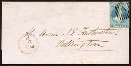 CHALON COVERS 1861 (3 Oct.) Entire From Wellington And Addressed Locally To 'His Honour J.E. Featherstone', Bearing 1857 - Autres & Non Classés