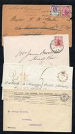 Early Cover Selection, 1854 Auckland Crowned Circle To London, Dunedin Penny Universal FDC 1 JA 01 (CP $350), 1909 ON LA - Other & Unclassified