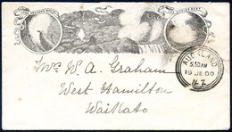 POSTAL HISTORY 1900 (19 June) Pictorial Envelope Showing The Dragon's Mouth, The Twins And The Eagles Nest From Auckland - Sonstige & Ohne Zuordnung